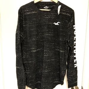 Hollister Logo Long Sleeve Shirt NWT